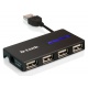Карманный USB 2.0 концентратор D-Link DUB-104 в Сергиевом Посаде, USB хаб DLink DUB104 (Сергиев Посад)