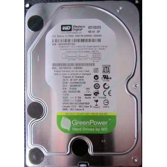 Б/У жёсткий диск 1Tb Western Digital WD10EVVS Green (WD AV-GP 1000 GB) 5400 rpm SATA (Сергиев Посад)