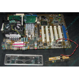 Материнская плата Asus P4PE (FireWire) с процессором Intel Pentium-4 2.4GHz s.478 и памятью 768Mb DDR1 Б/У (Сергиев Посад)