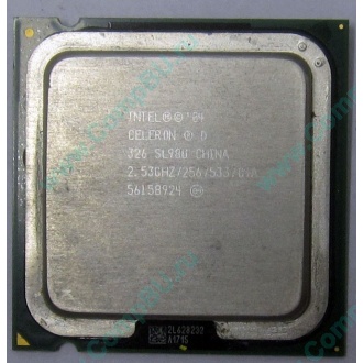 Процессор Intel Celeron D 326 (2.53GHz /256kb /533MHz) SL98U s.775 (Сергиев Посад)